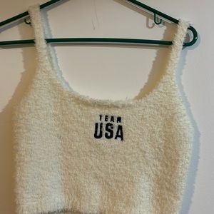 Skims x Olympics teddy tank